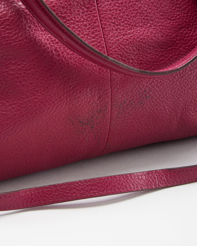 Coach Pink Leather Shoulder Bag