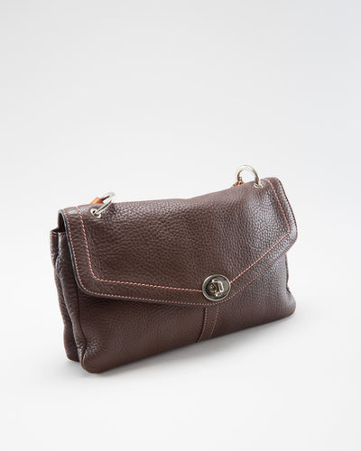 Coach Brown Leather Shoulder Bag