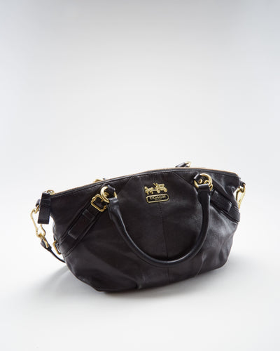 Coach Black Leather Handbag