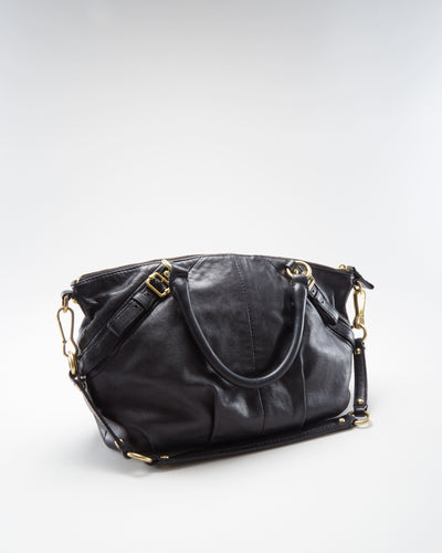 Coach Black Leather Handbag