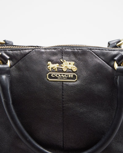 Coach Black Leather Handbag