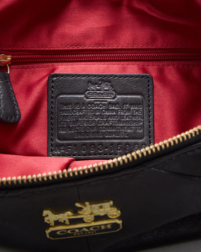 Coach Black Leather Handbag