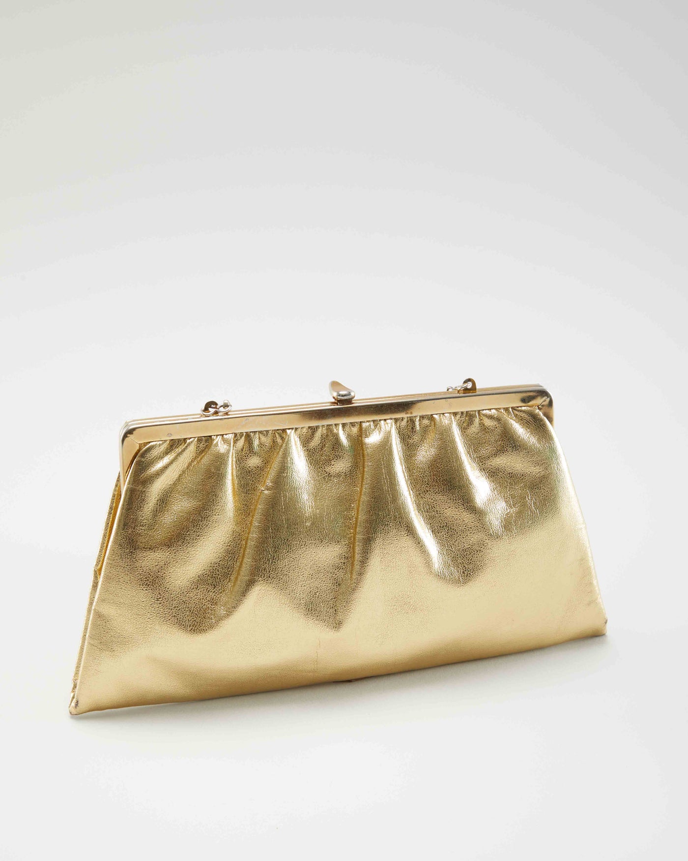 Vintage 1970s Gold Purse