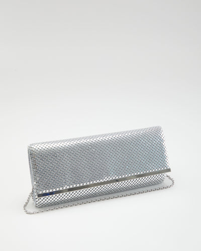 Jessica McClintock  Silver Metallic Bag