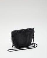 Black Beaded Shoulder Bag