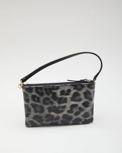 Kate Spade Grey Leopard Print Handbag