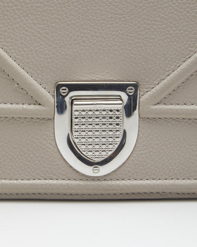 Christian Dior Chalk Grey Shoulder Bag