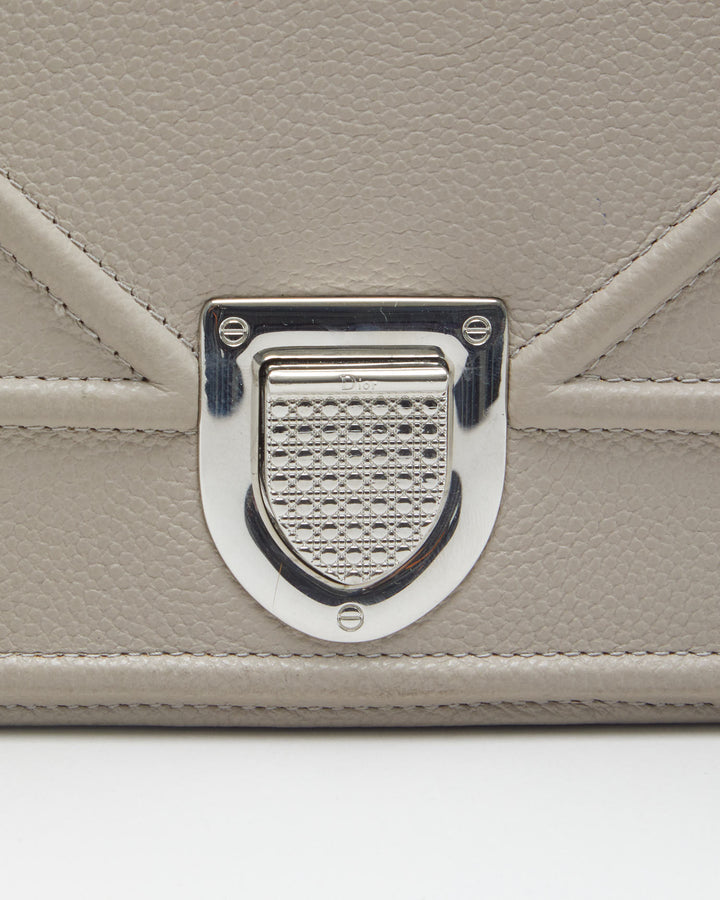 Christian Dior Chalk Grey Shoulder Bag