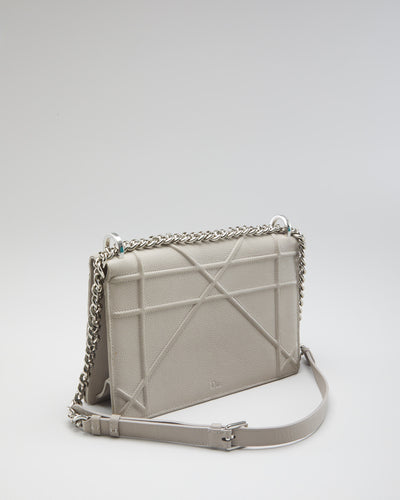 Christian Dior Chalk Grey Shoulder Bag