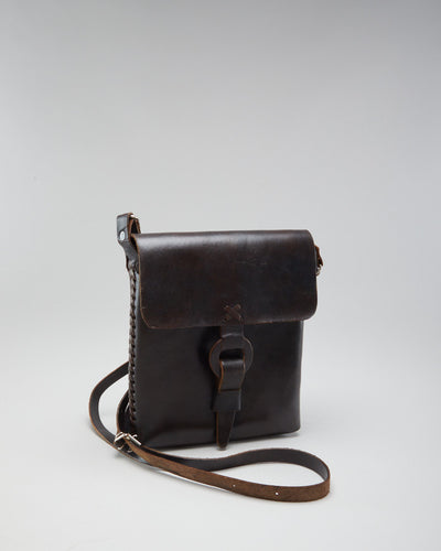 Made In Mexico Brown Leather Shoulder Bag