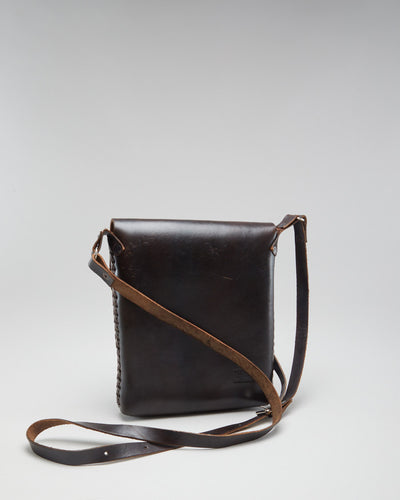 Made In Mexico Brown Leather Shoulder Bag