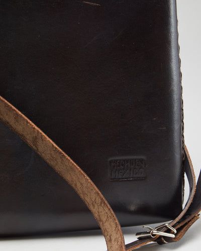 Made In Mexico Brown Leather Shoulder Bag