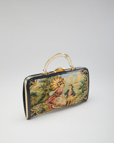Vintage 1980s Tapestry Handbag