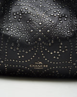 Studded Leather Coach Bag