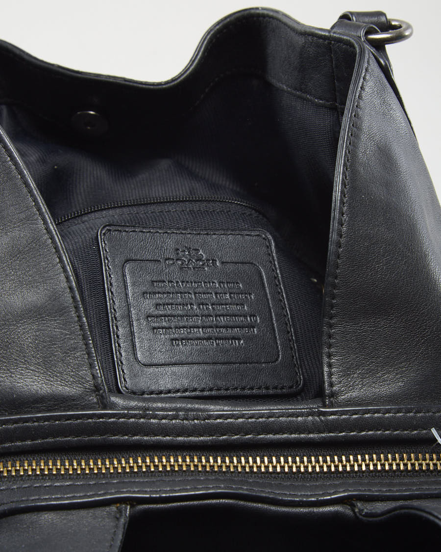 Studded Leather Coach Bag