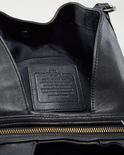 Studded Leather Coach Bag