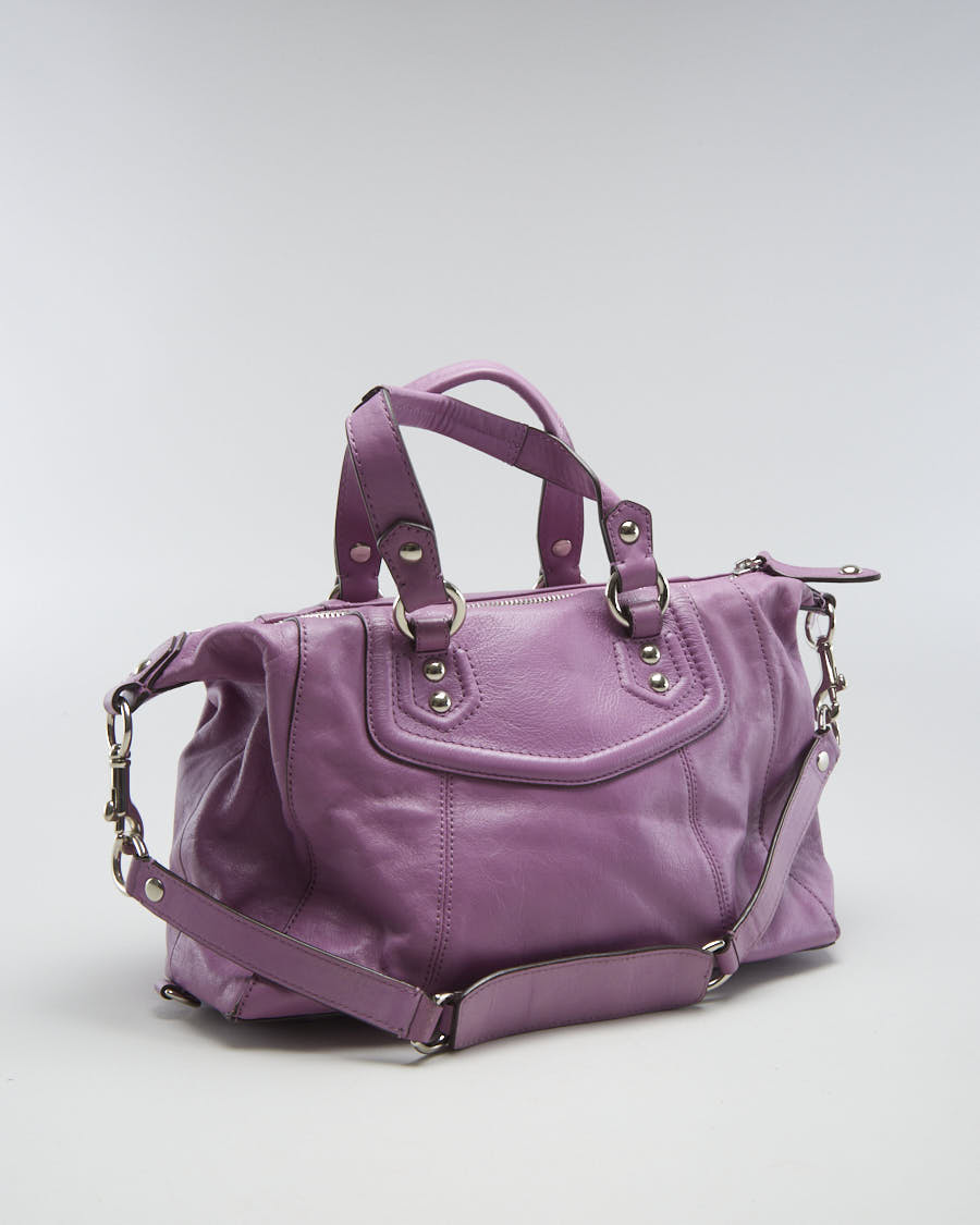 Coach Leather Side Bag - O/S