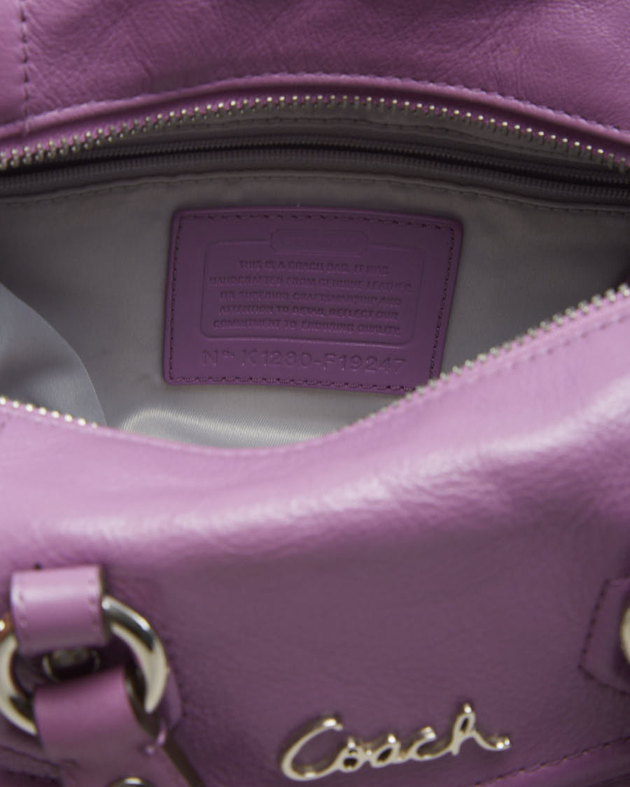 Coach Leather Side Bag - O/S