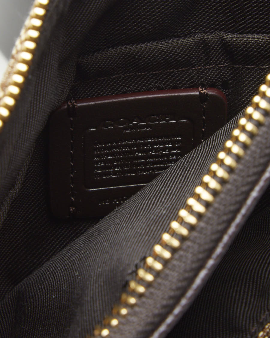 Coach Monogram Cross Body Bag