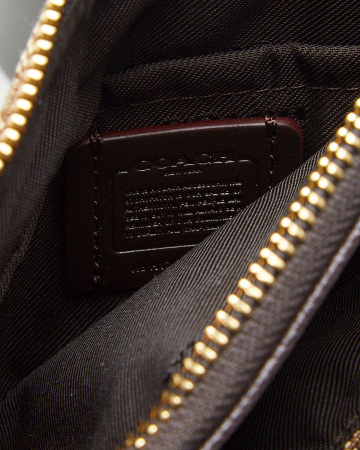 Coach Monogram Cross Body Bag