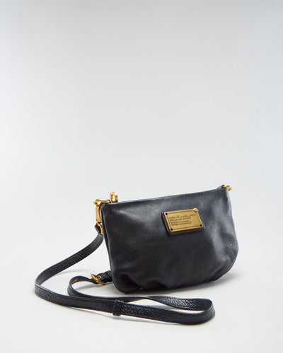 Marc By Marc Jacobs Black Leather Cross Body Bag - O/S