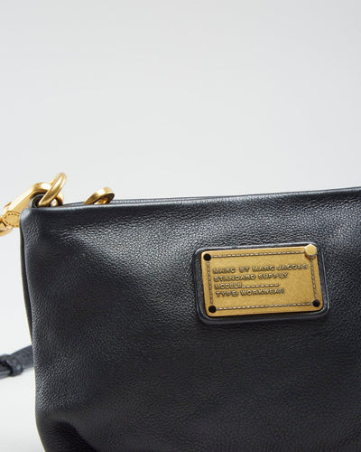 Marc By Marc Jacobs Black Leather Cross Body Bag - O/S