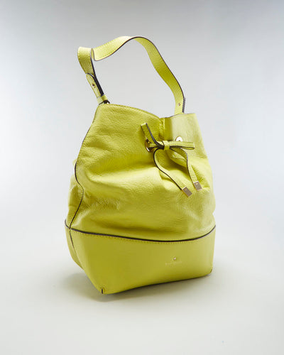 Kate Spade Yellow Bucket Bag - O/S