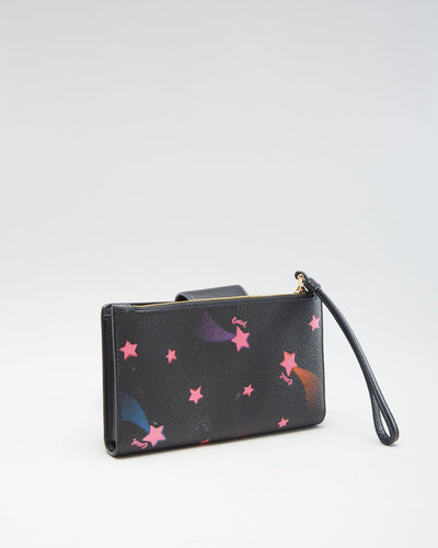 Coach Tech Wallet With Disco Star Print - O/S