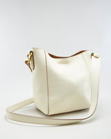 Frye Cream Leather Cross Body Bag - O/S