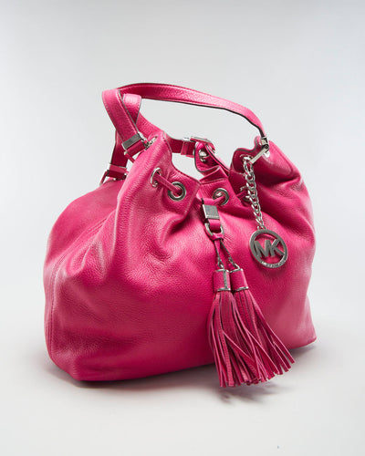 Michael Kors Fuchsia Drawstring Bucket Bag- O/S