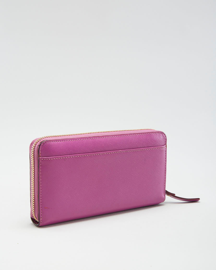 Kate Spade Purple Leather Wallet - O/S