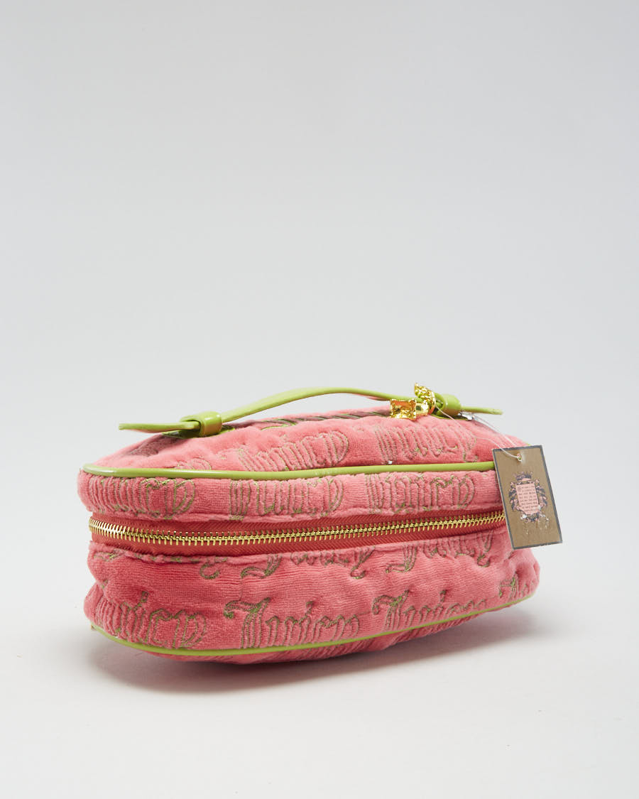 Y2K 00s Juicy Couture Velour Make Up Bag - O/S