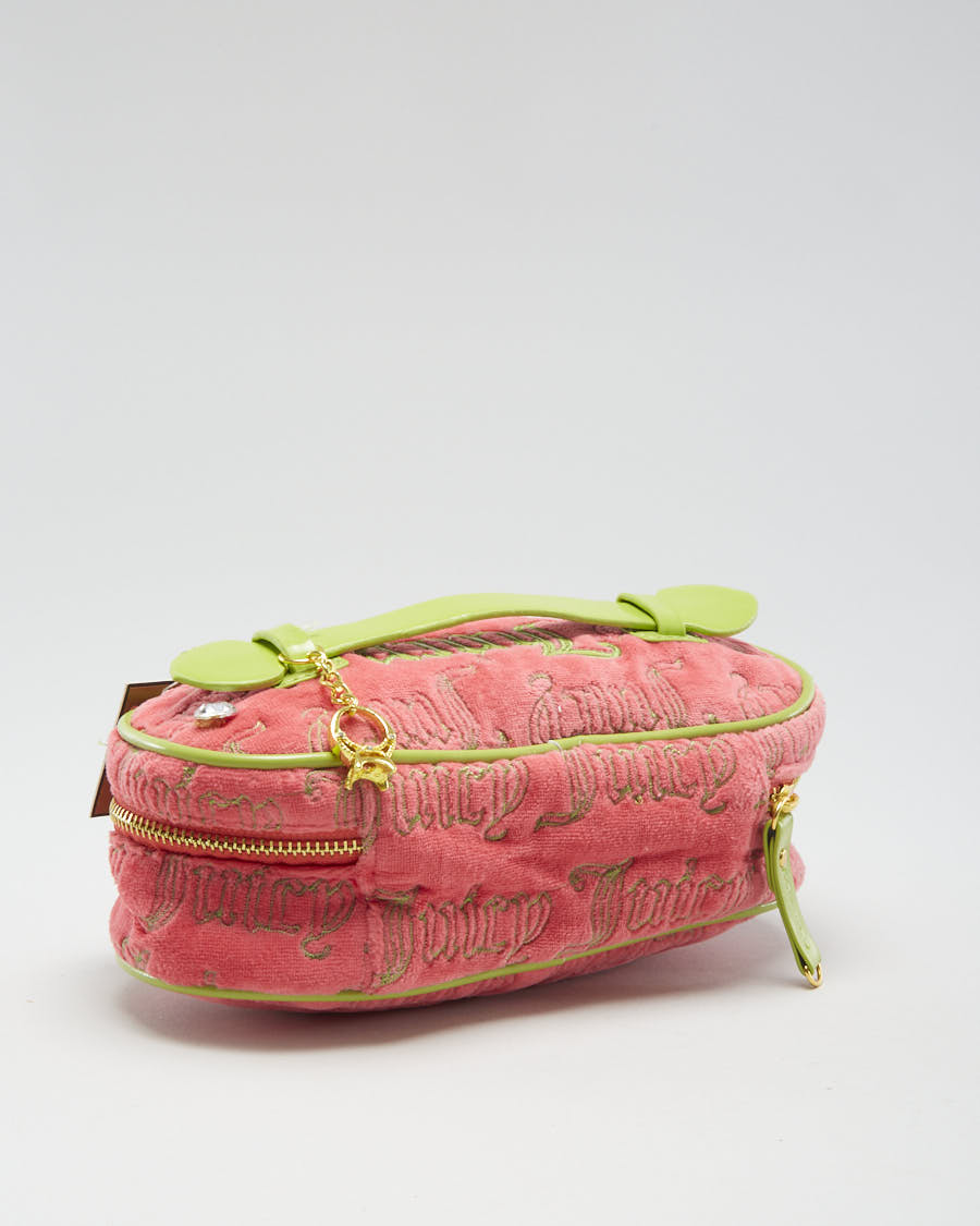 Y2K 00s Juicy Couture Velour Make Up Bag - O/S