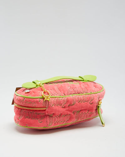 Y2K 00s Juicy Couture Velour Make Up Bag - O/S