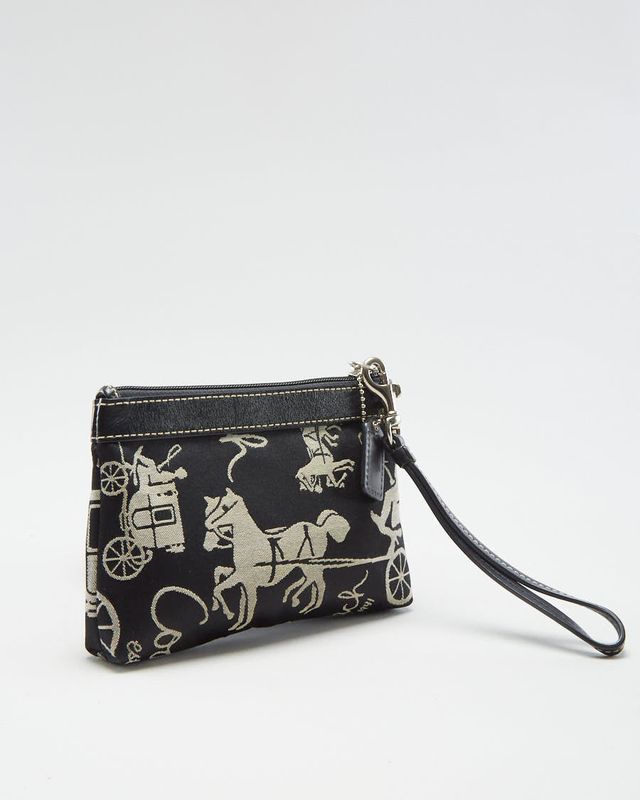 Y2K 00s Coach Signature Horse &amp; Carriage Purse - O/S
