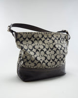 Y2K 00s Coach Monogram Tote Bag - O/S