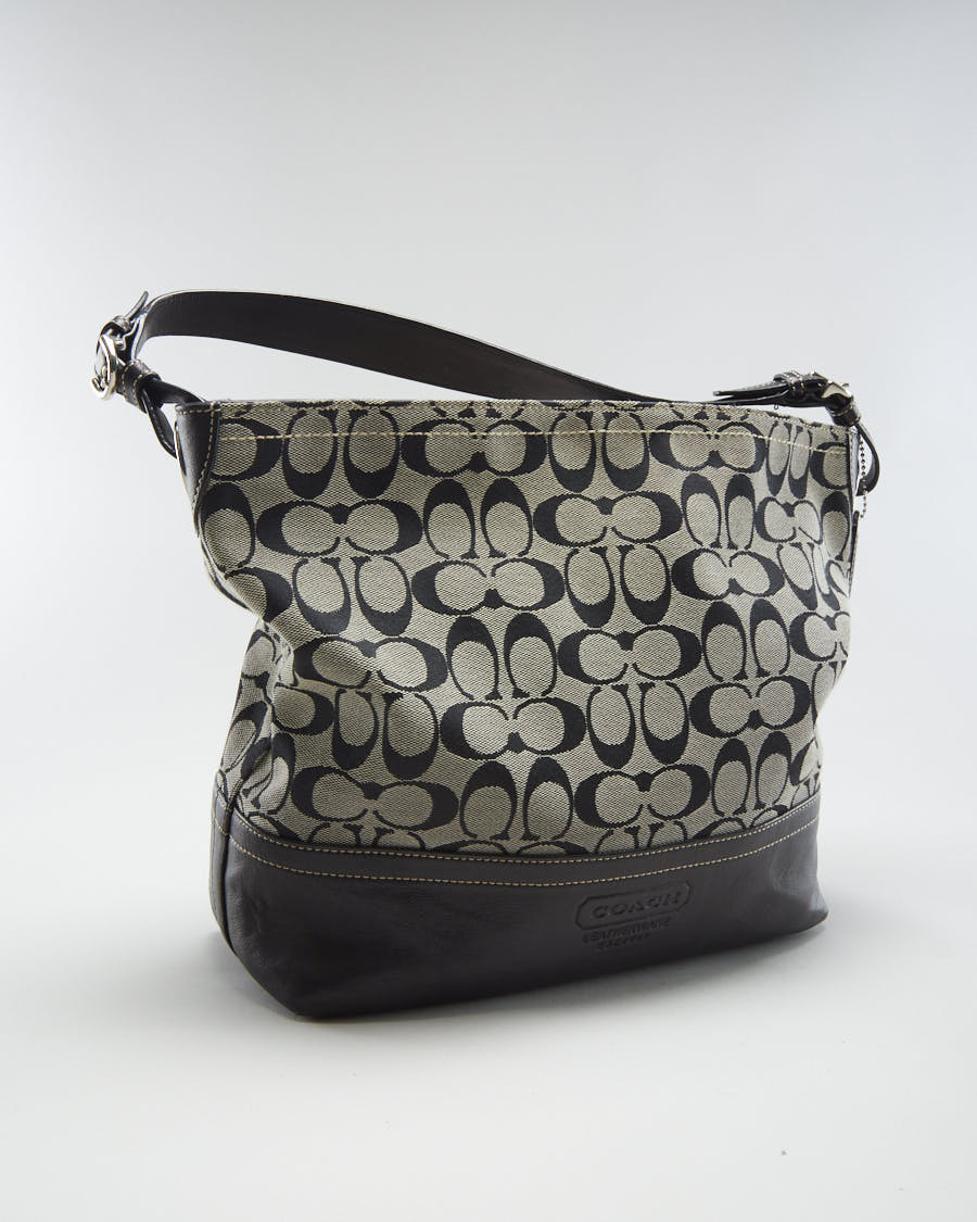 Y2K 00s Coach Monogram Tote Bag - O/S