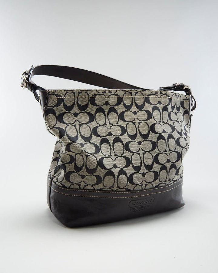 Y2K 00s Coach Monogram Tote Bag - O/S