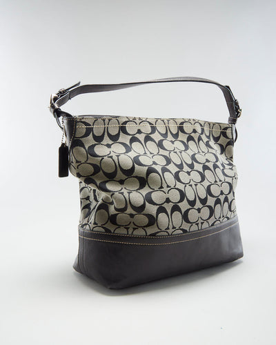 Y2K 00s Coach Monogram Tote Bag - O/S