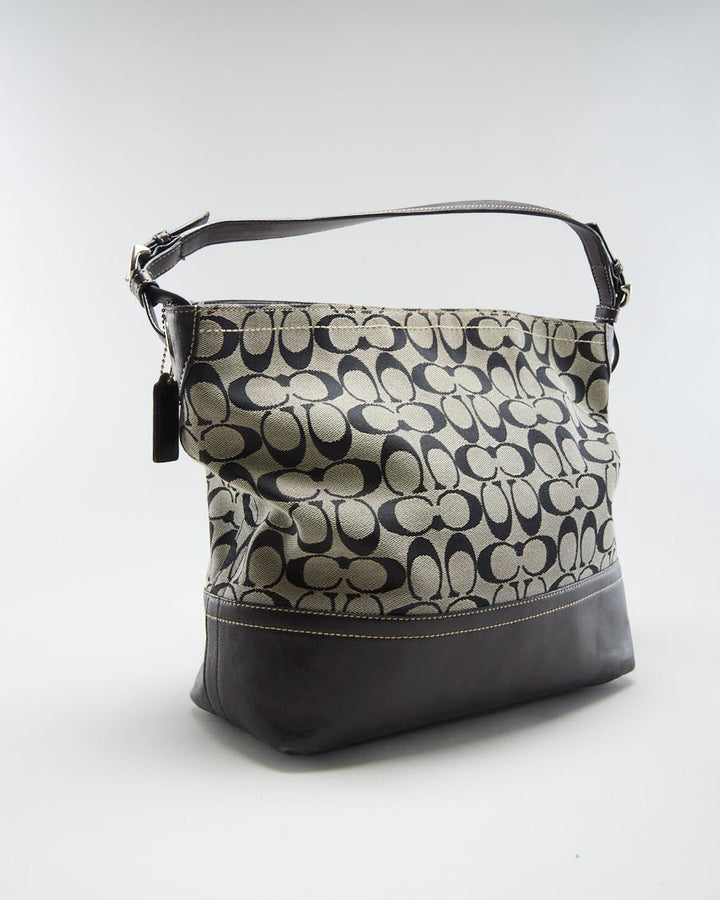 Y2K 00s Coach Monogram Tote Bag - O/S