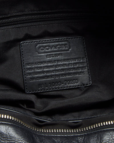 Coach Leather Monogram Handbag - O/S
