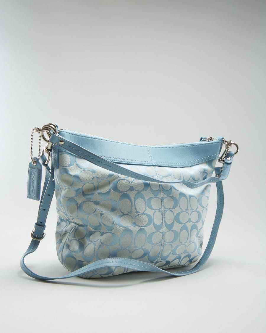 Coach blue handbag 2025