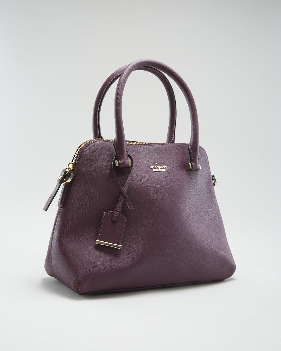 Kate Spade Purple Leather Bag - O/S