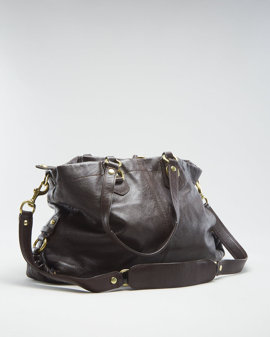 Coach Brown Leather Hobo Bag - O/S