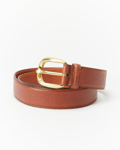 Salvatore Ferragamo Brown Leather Belt - W29 W33