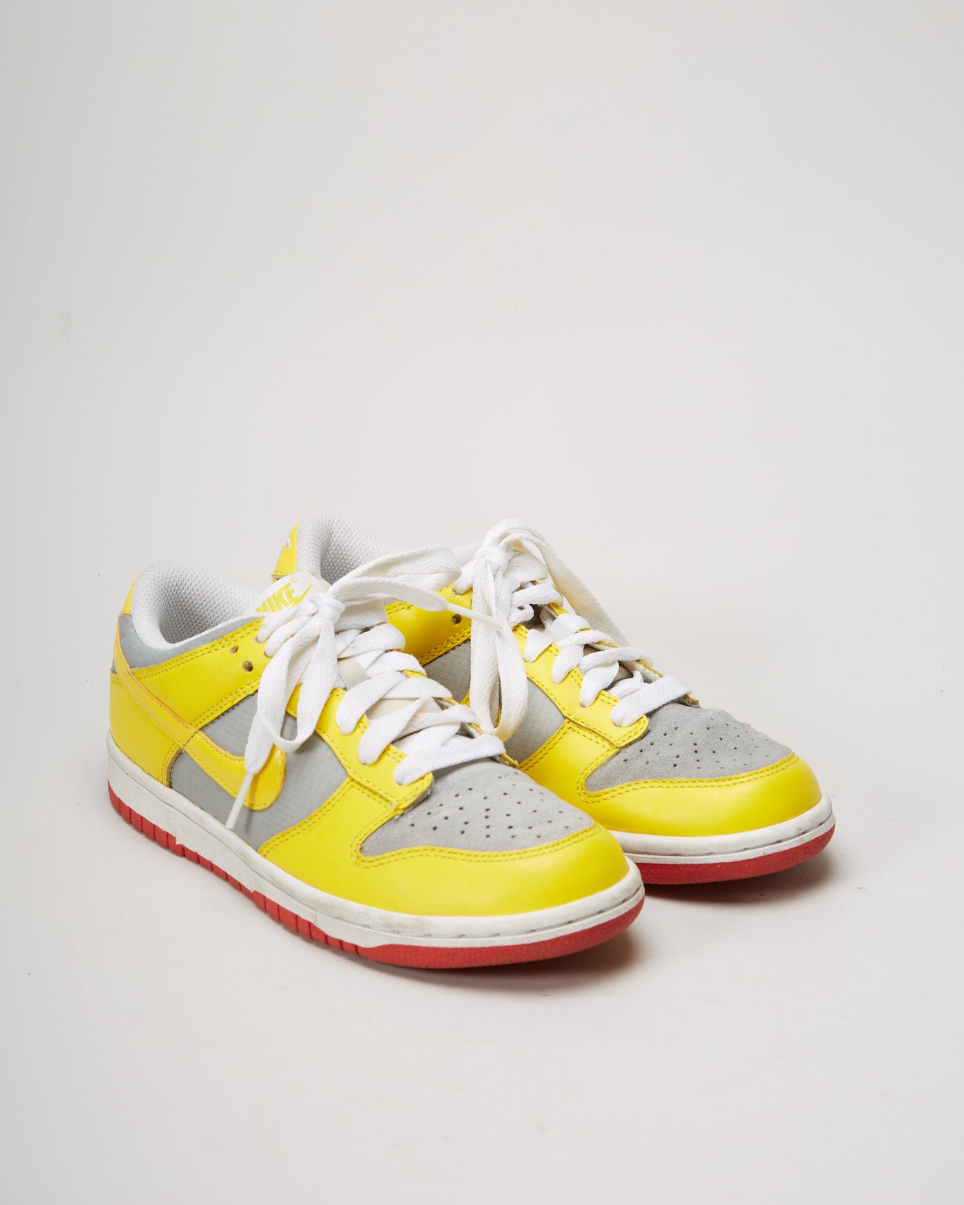 2008 Nike Dunks Yellow / Grey Shoes- UK 3