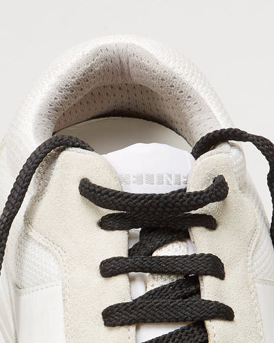 Celine White Chunky Suede Trainers  - UK 4