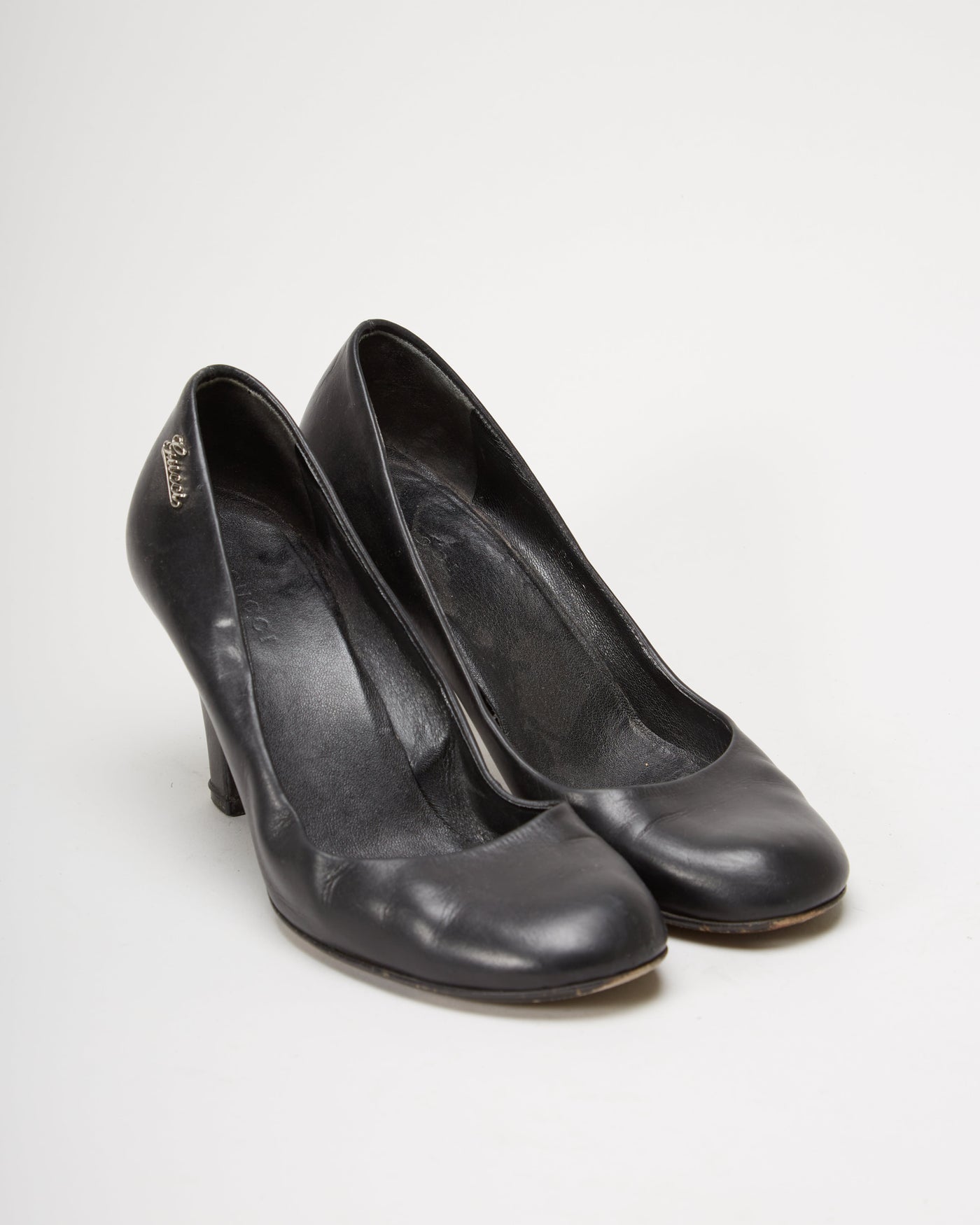 90s Gucci Black Heels - UK 2.5