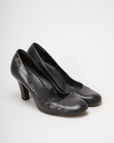 90s Gucci Black Heels - UK 2.5