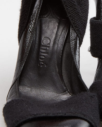 Chloe Black Heels - UK 4